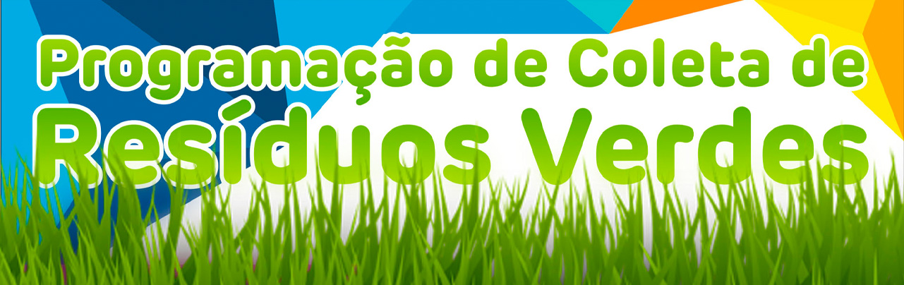 Programação Coleta de Resíduos Verdes